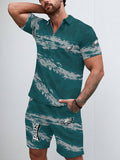 Philadelphia Eagles Limited Edition ZIP Polo Shirt And Shorts Two-Piece Suits