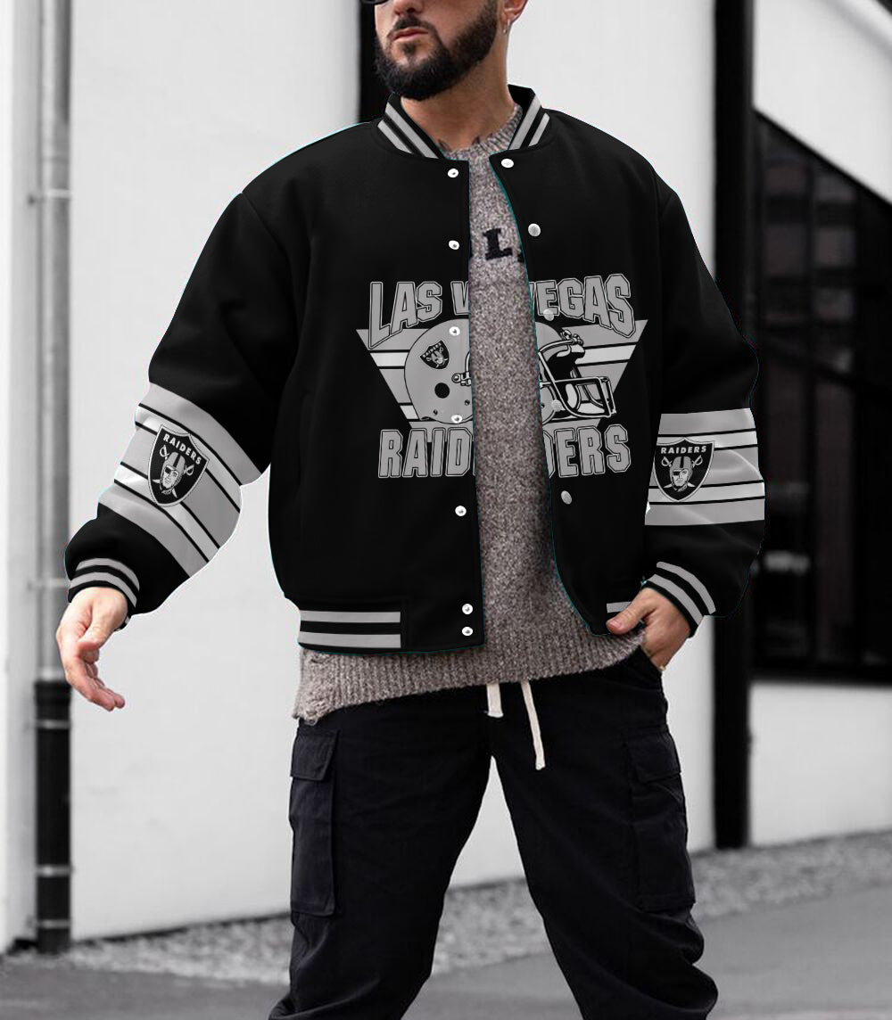 Las Vegas Raiders  Men's Limited Edition Full-Snap Casual Jacket