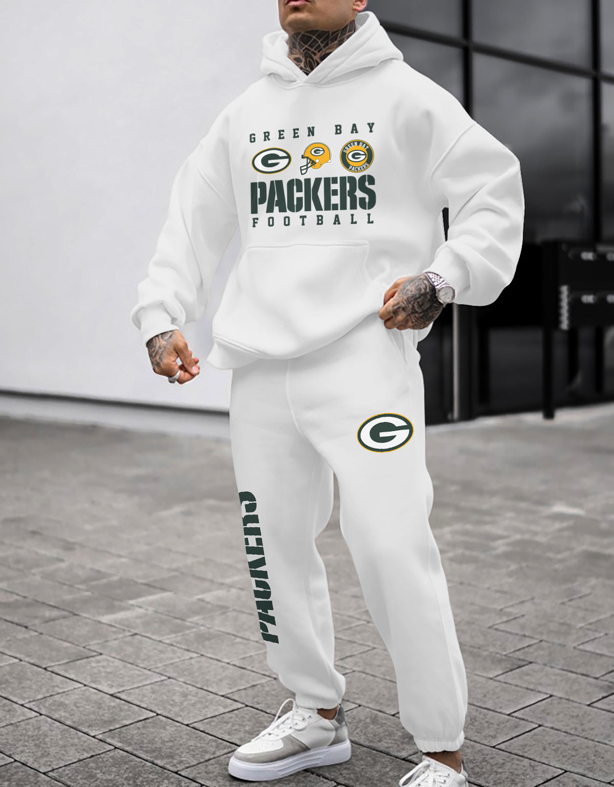 Green Bay Packers 3D Printed Pullover Hoodie And Sweatpant 2pcs Tracksuits