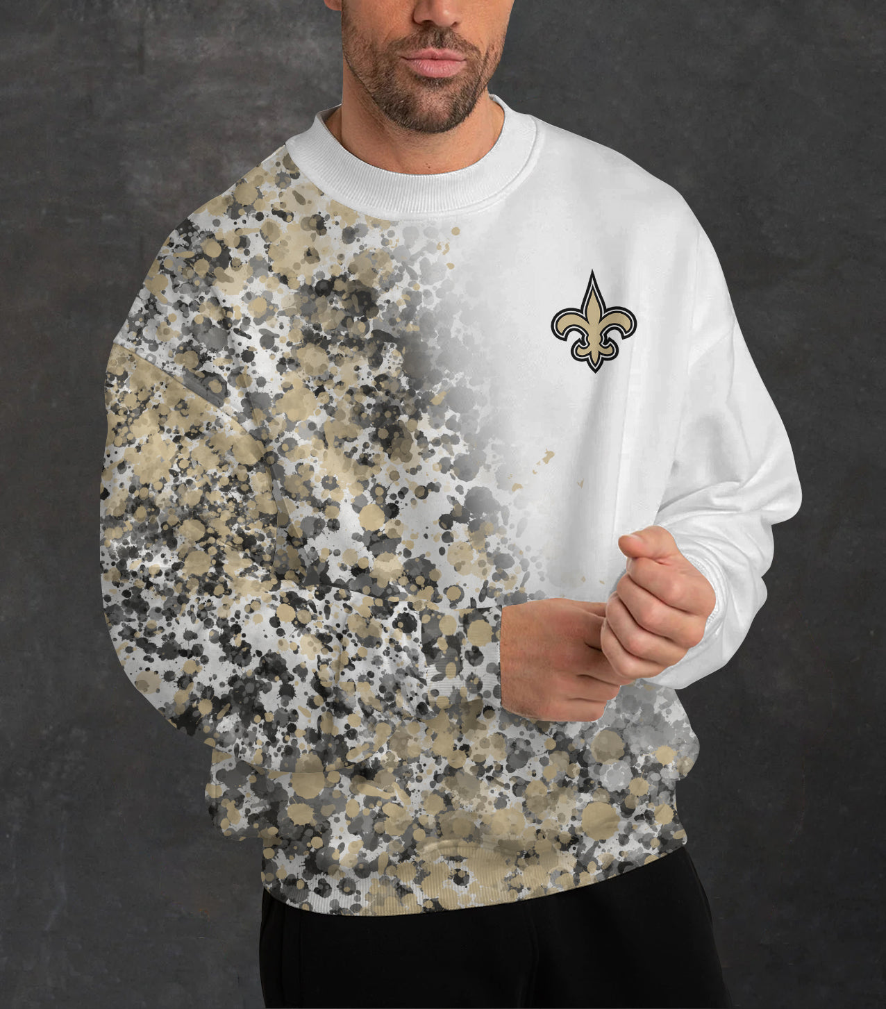 New Orleans Saints 3D Limited Edition Crew Neck sweatshirt