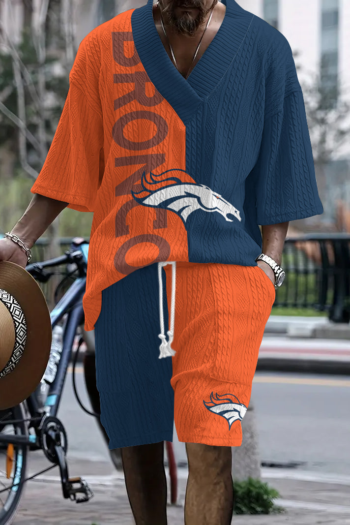 Denver Broncos  Limited Edition Top And Shorts Two-Piece Suits