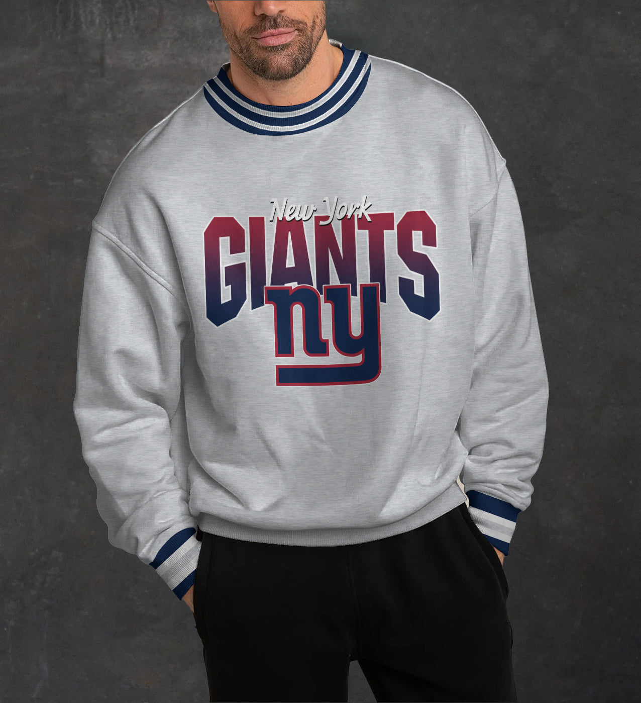 New York Giants 3D Limited Edition Crew Neck sweatshirt