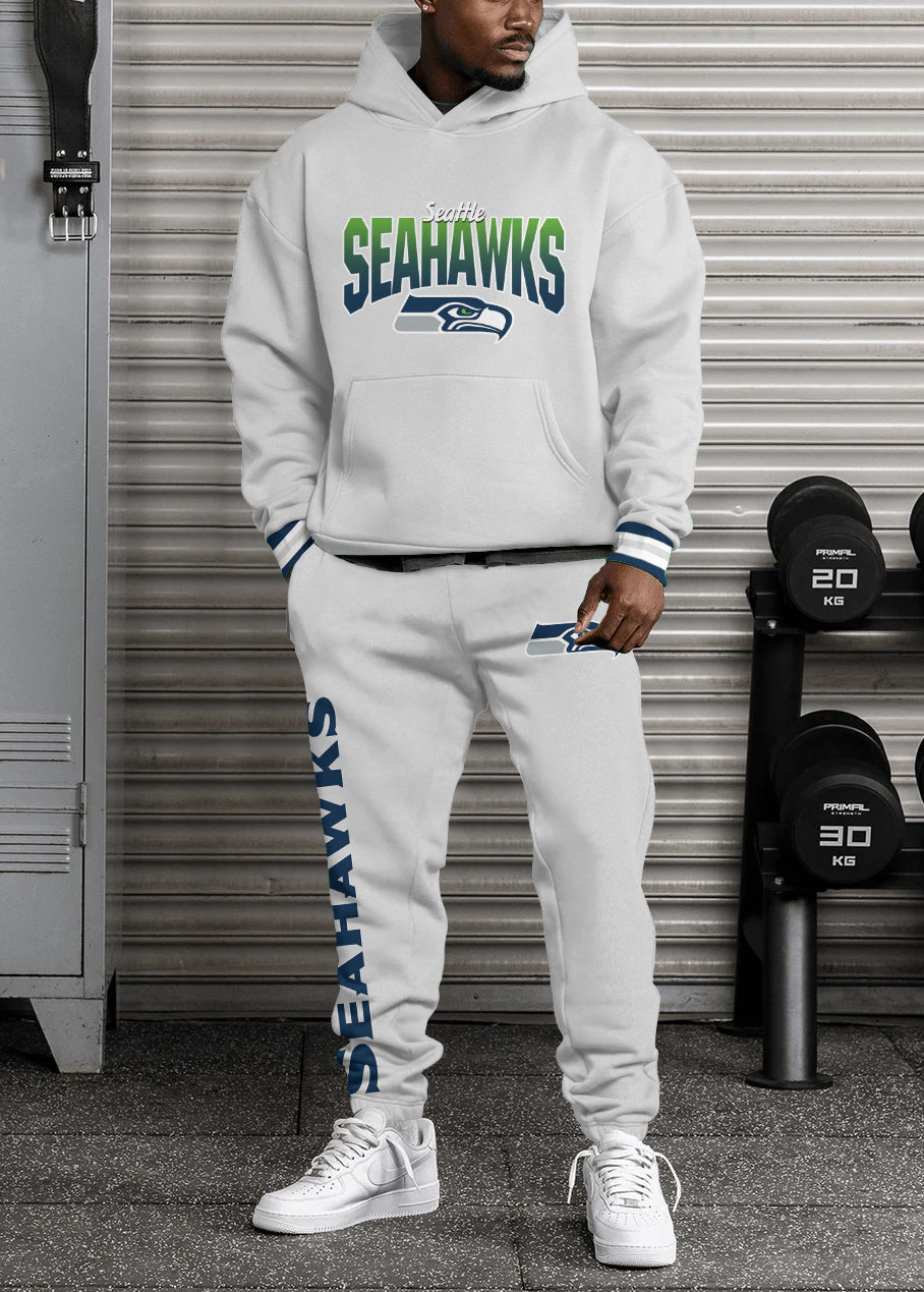 Seattle Seahawks 3D Printed Pullover Hoodie And Sweatpant 2pcs Tracksuits