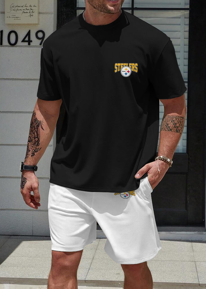 Pittsburgh Steelers  Limited Edition Top And Shorts Two-Piece Suits