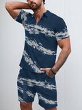 Dallas Cowboy Limited Edition ZIP Polo Shirt And Shorts Two-Piece Suits