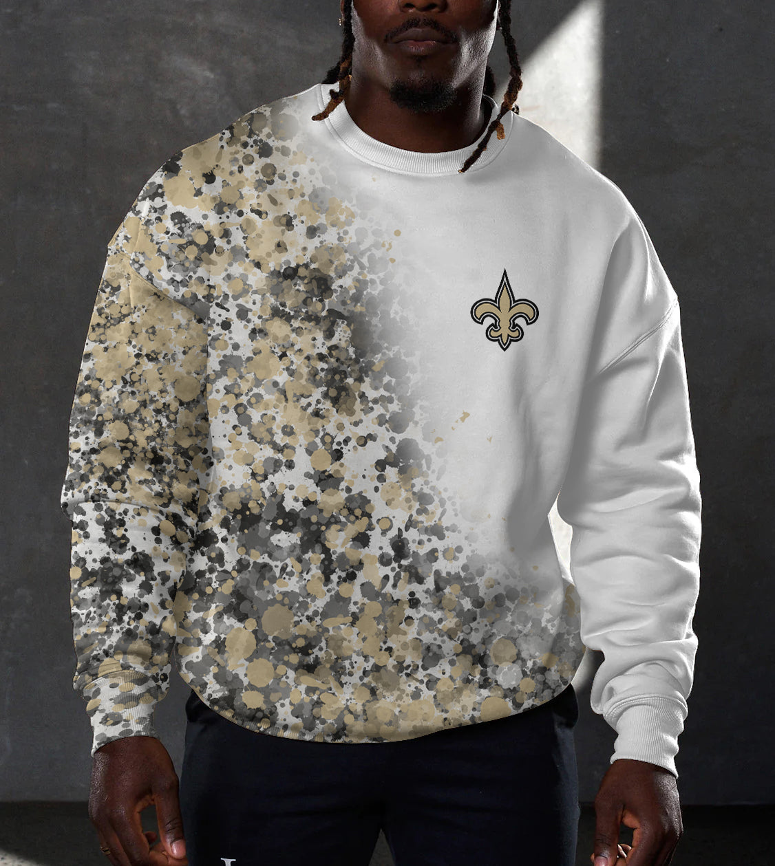 New Orleans Saints 3D Limited Edition Crew Neck sweatshirt