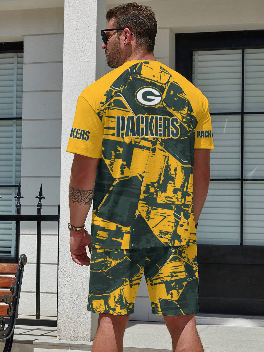 Green Bay Packers  Limited Edition Top And Shorts Two-Piece Suits