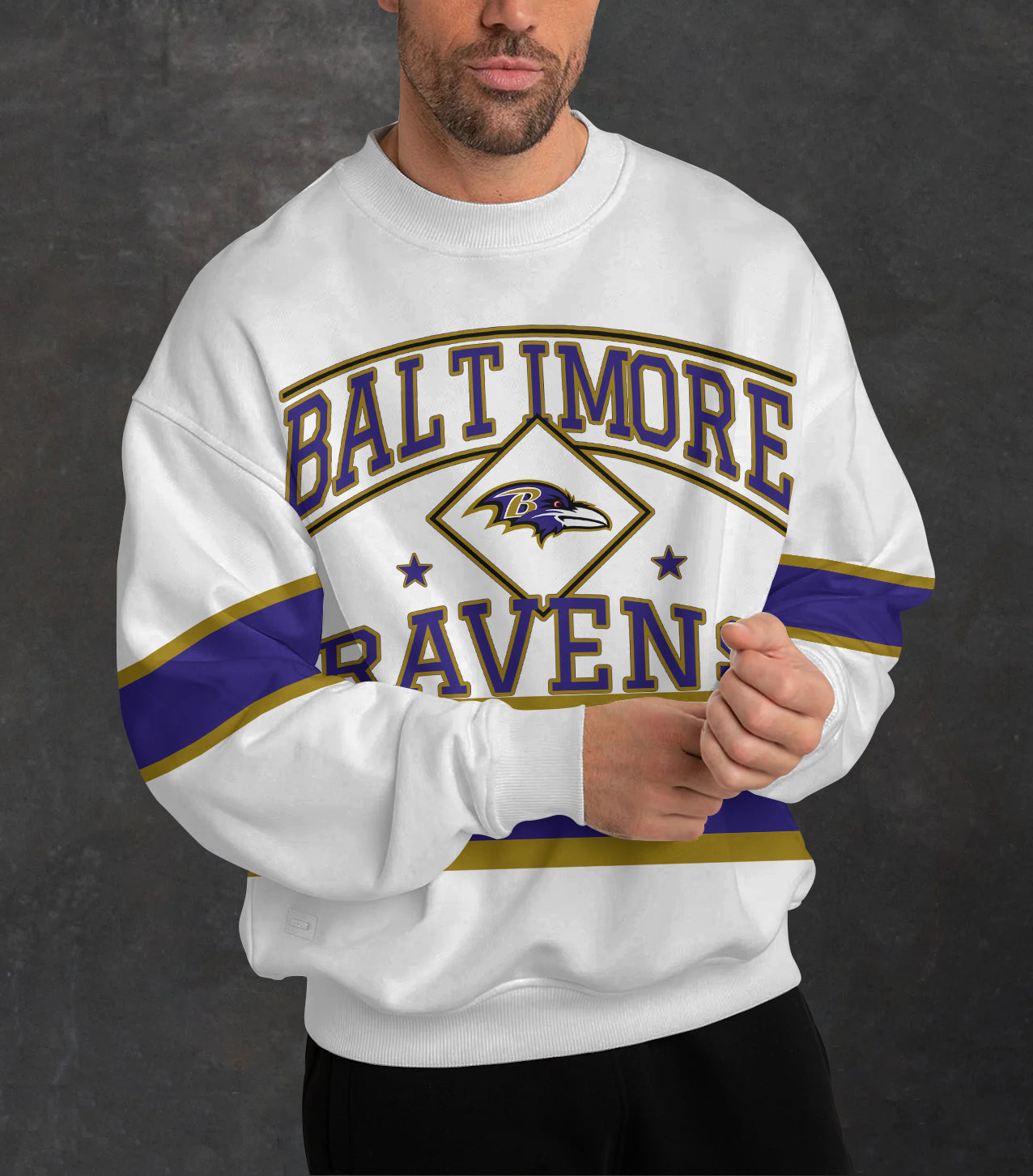 Baltimore Ravens 3D Limited Edition Crew Neck sweatshirt