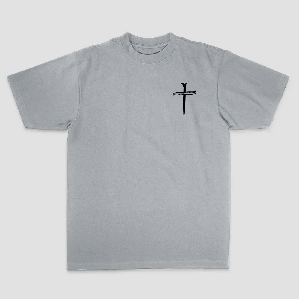 If You Bring Up My Past You Should Know That Jesus Dropped The Charges Printed Men's T-shirt