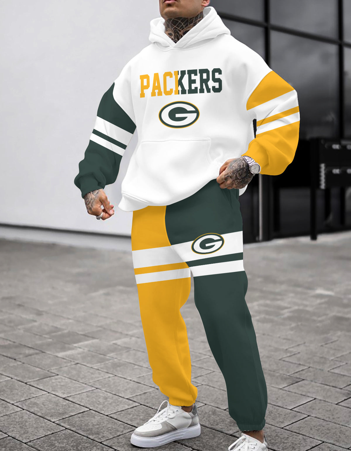 Green Bay Packers 3D Printed Pullover Hoodie And Sweatpant 2pcs Tracksuits