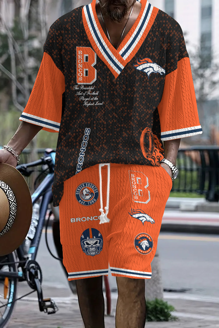 Denver Broncos Limited Edition Top And Shorts Two-Piece Suits