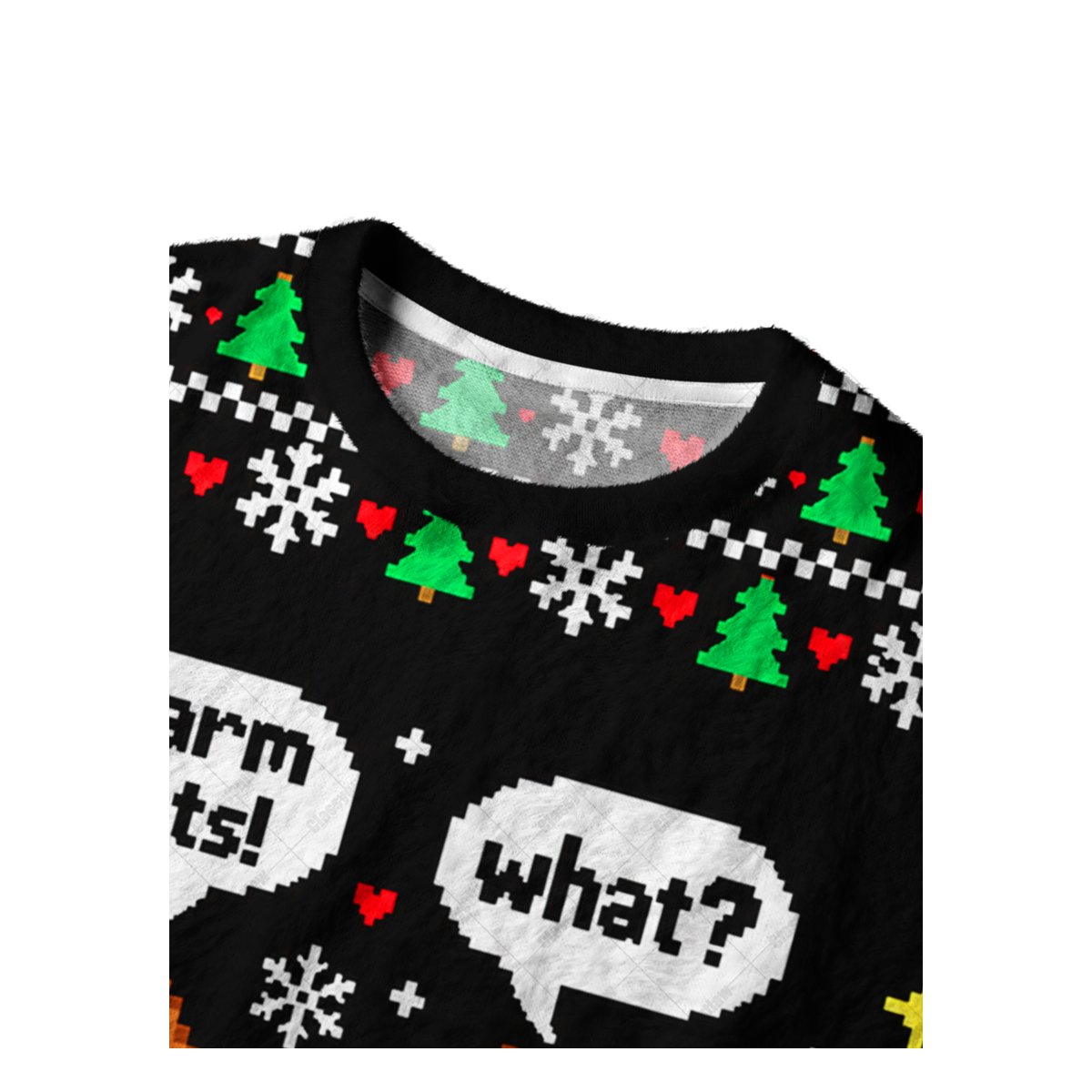 GINGERBREAD JOKE UGLY CHRISTMAS SWEATSHIRT — image 3