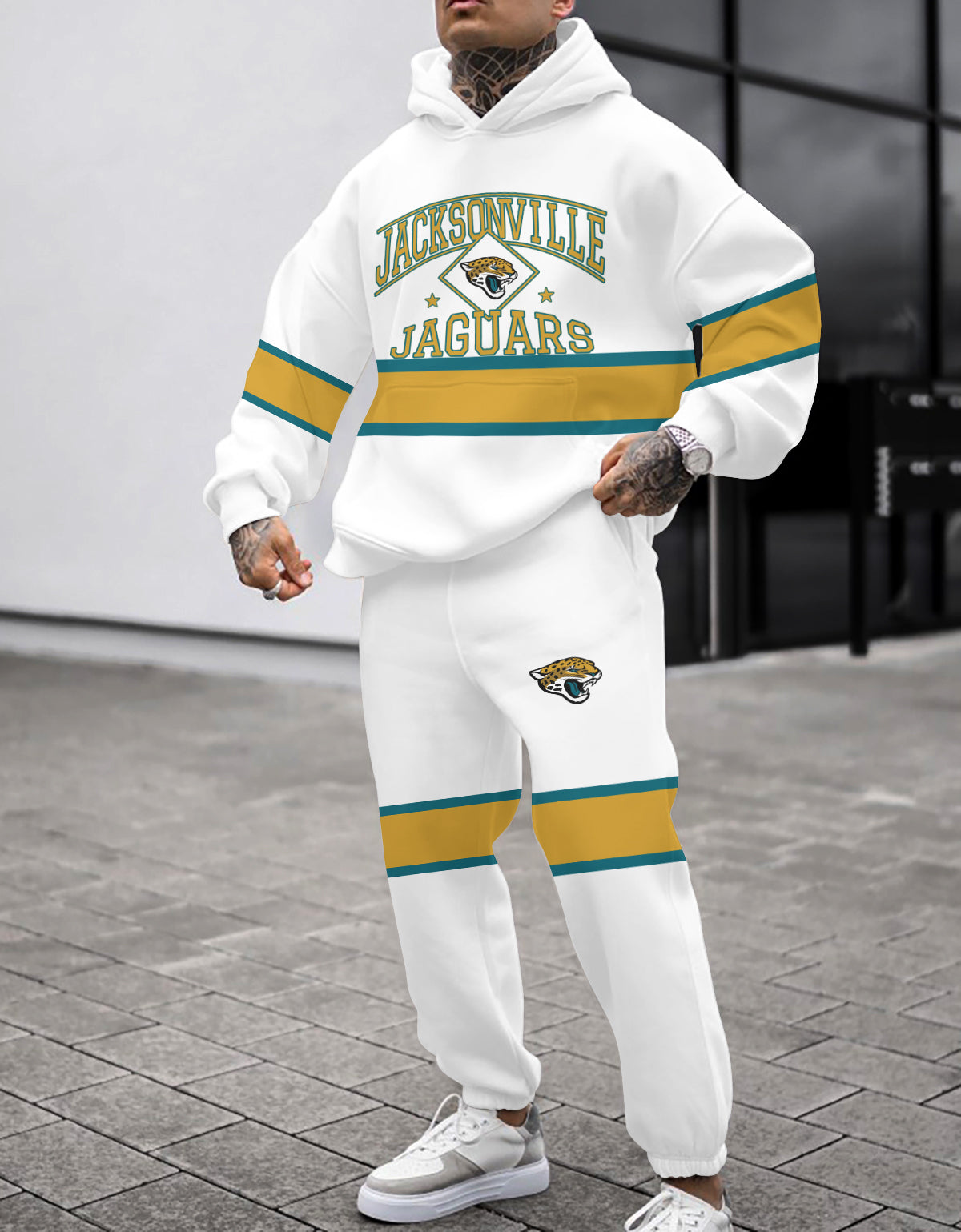 Jacksonville Jaguars 3D Printed Pullover Hoodie And Sweatpant 2pcs Tracksuits