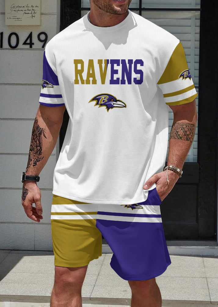 Baltimore Ravens  Limited Edition Top And Shorts Two-Piece Suits