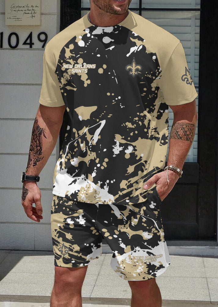 New Orleans Saints Limited Edition Top And Shorts Two-Piece Suits