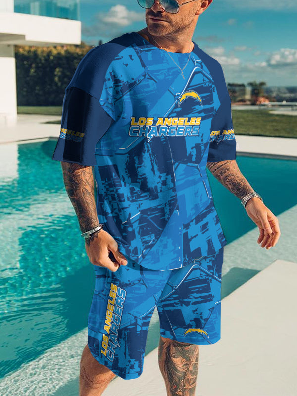 Los Angeles Chargers Limited Edition Top And Shorts Two-Piece Suits