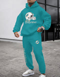 Miami Dolphins 3D Printed Pullover Hoodie And Sweatpant 2pcs Tracksuits