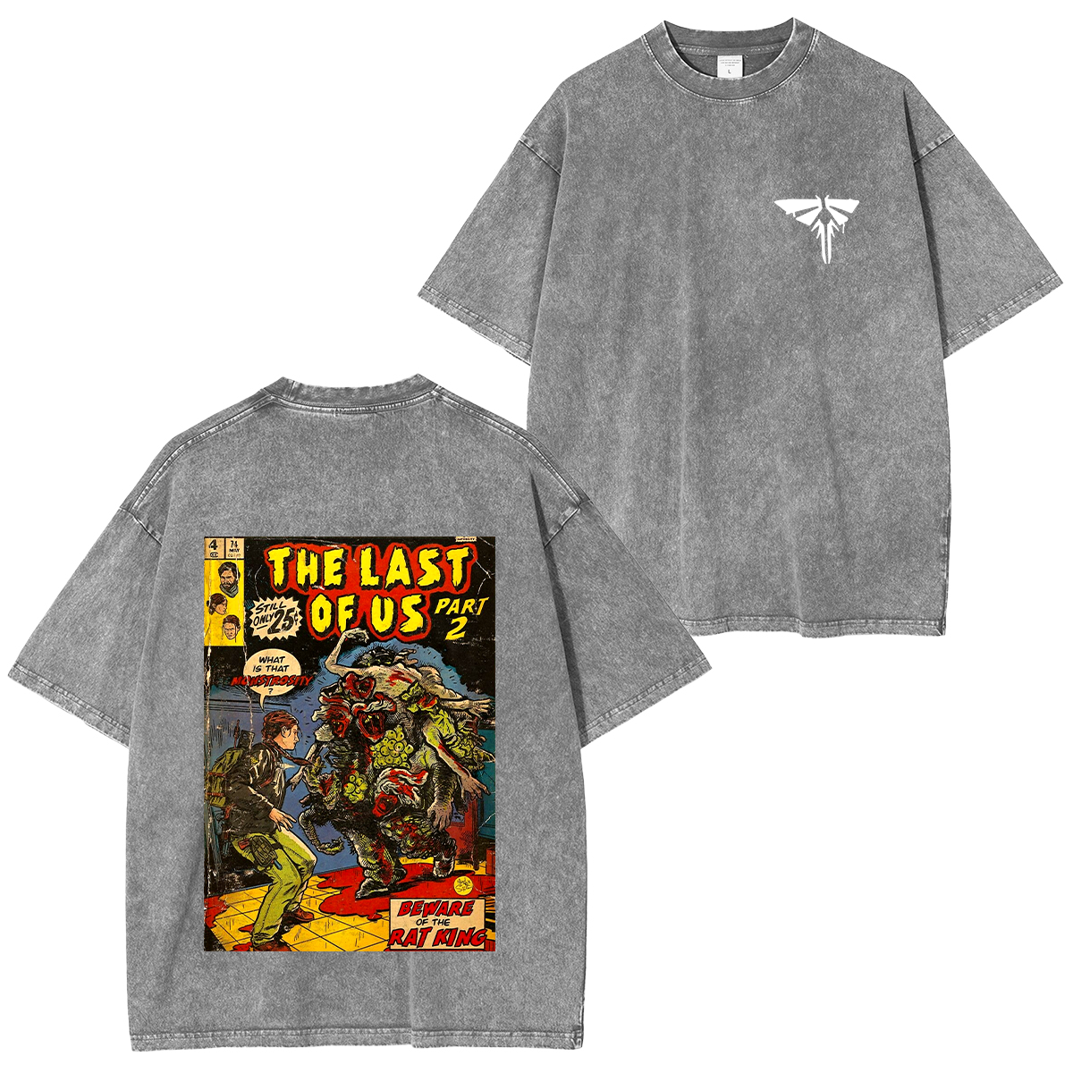 The Last of Us Rat King Vintage Washed Unisex T-Shirt