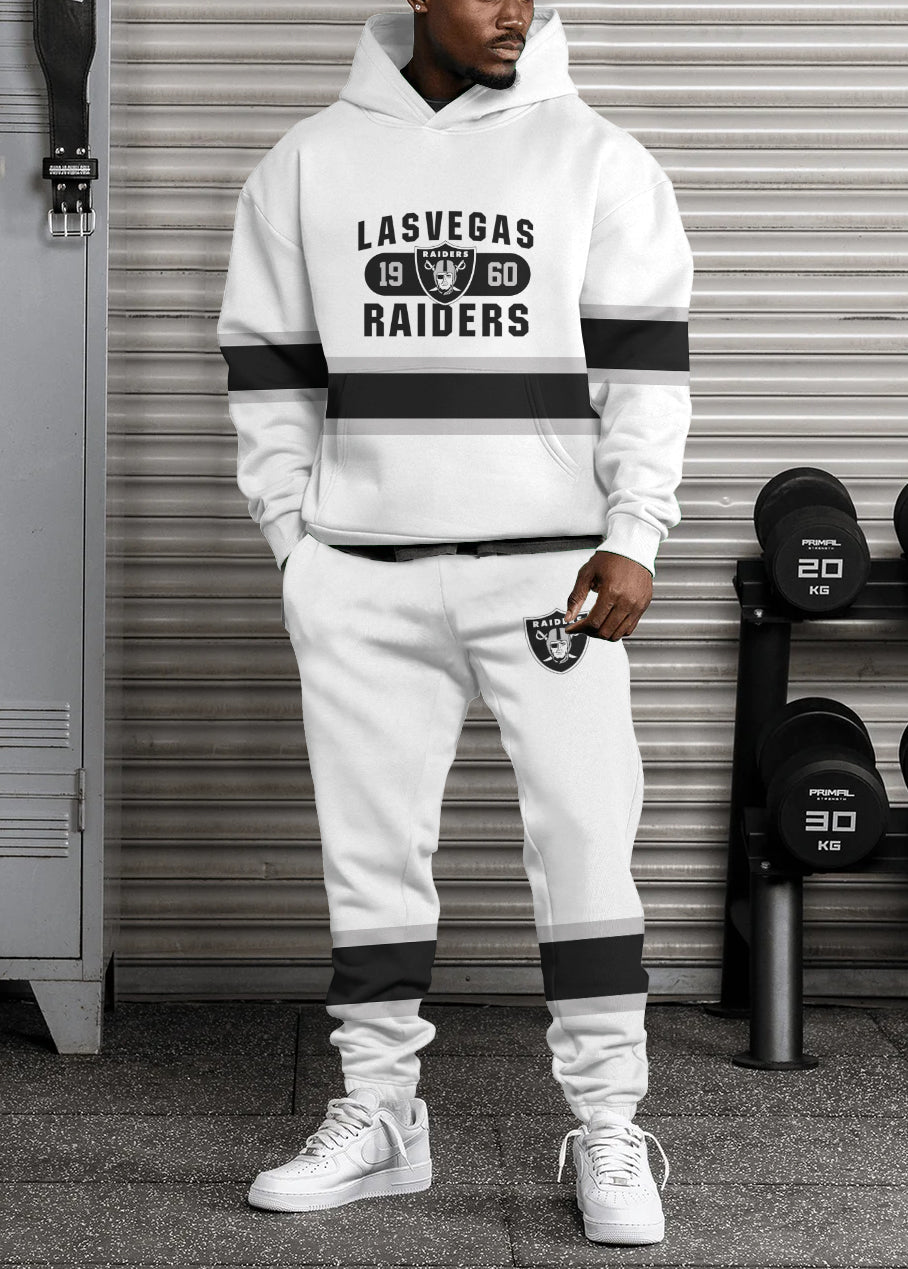 Las Vegas Raiders 3D Printed Pullover Hoodie And Sweatpant 2pcs Tracksuits