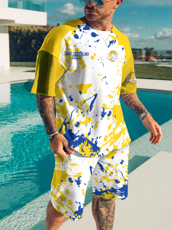 Los Angeles Rams Limited Edition Top And Shorts Two-Piece Suits