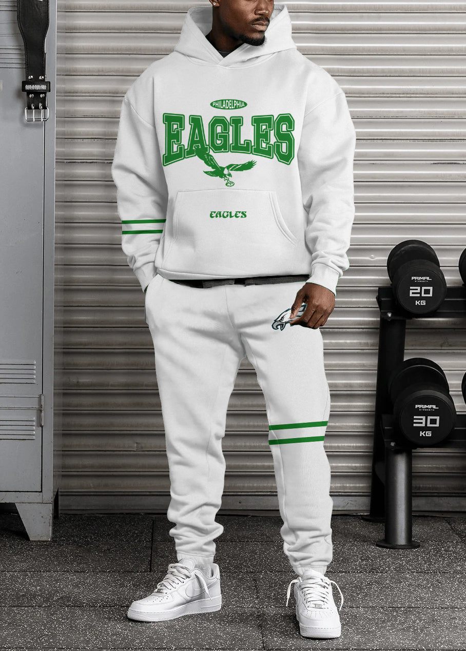 Philadelphia Eagles 3D Printed Pullover Hoodie And Sweatpant 2pcs Tracksuits