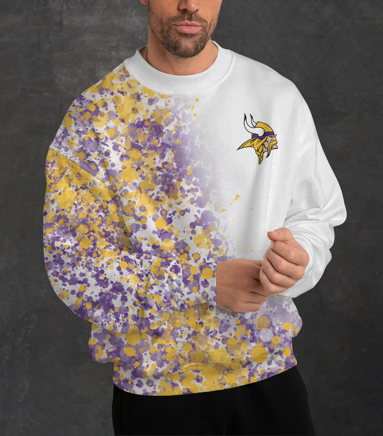 Minnesota Vikings 3D Limited Edition Crew Neck sweatshirt