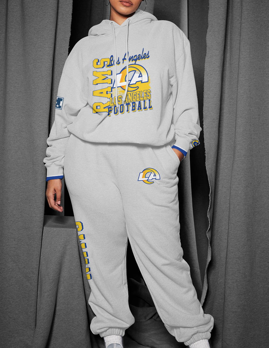 Los Angeles Rams 3D Printed Pullover Hoodie And Sweatpant 2pcs Tracksuits