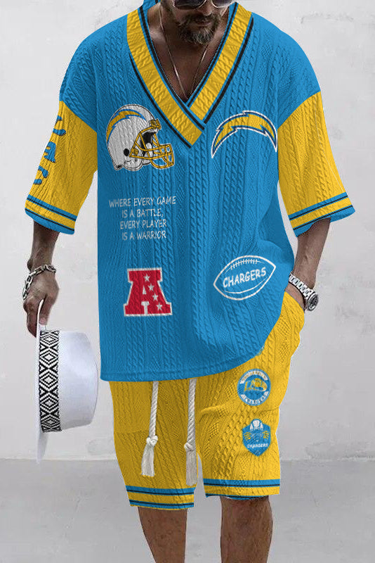 Los Angeles Chargers
 Limited Edition Top And Shorts Two-Piece Suits