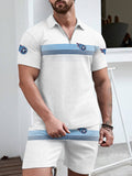 Tennessee Titans Limited Edition ZIP Polo Shirt And Shorts Two-Piece Suits