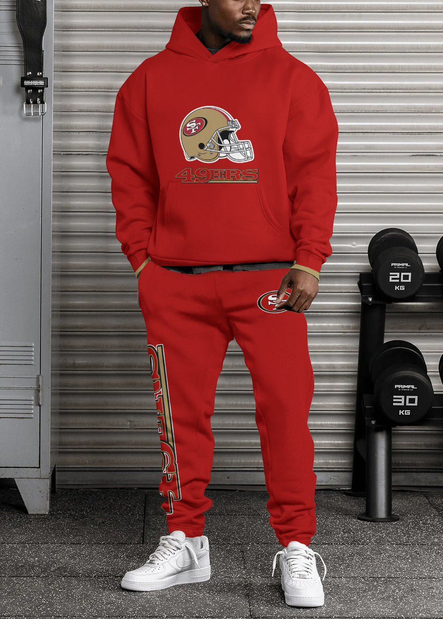 San Francisco 49ers 3D Printed Pullover Hoodie And Sweatpant 2pcs Tracksuits
