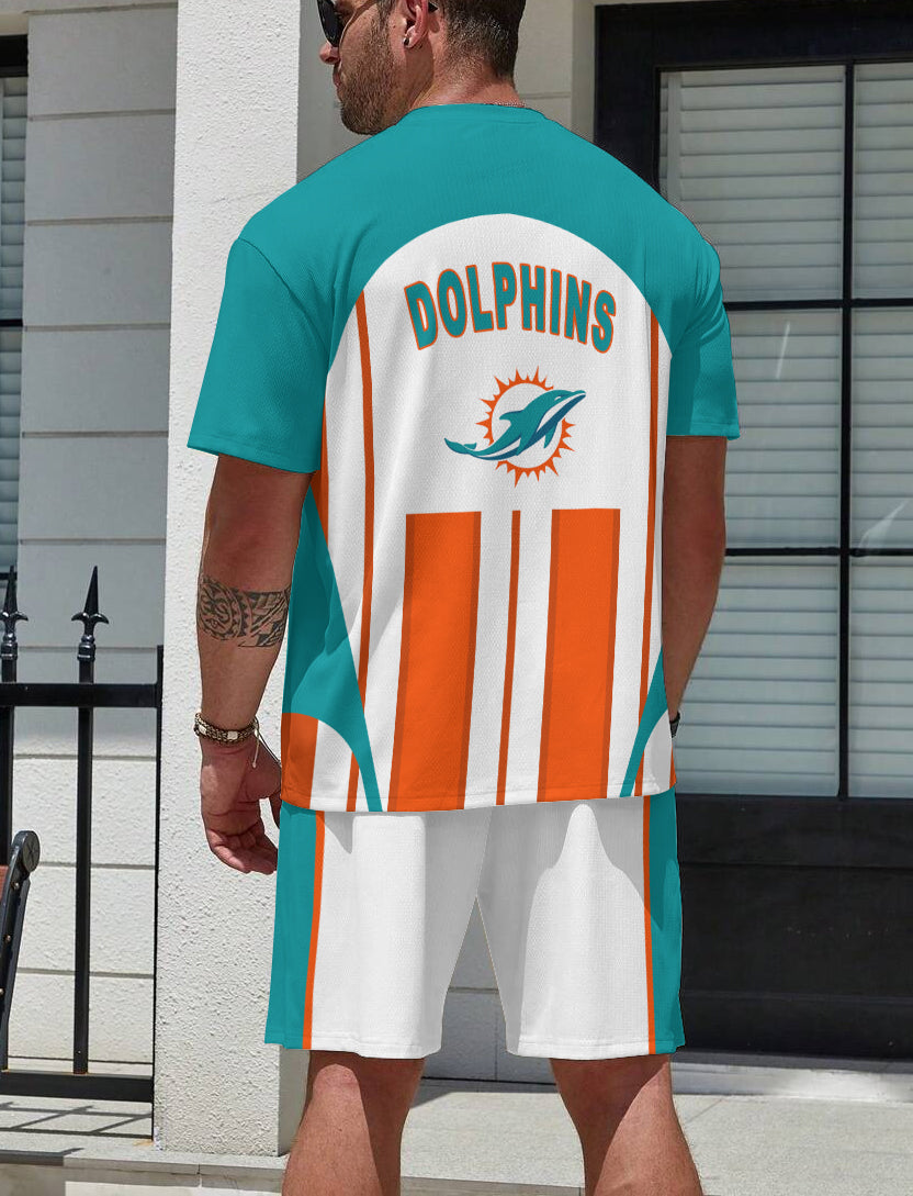 Miami Dolphins  Limited Edition Top And Shorts Two-Piece Suits