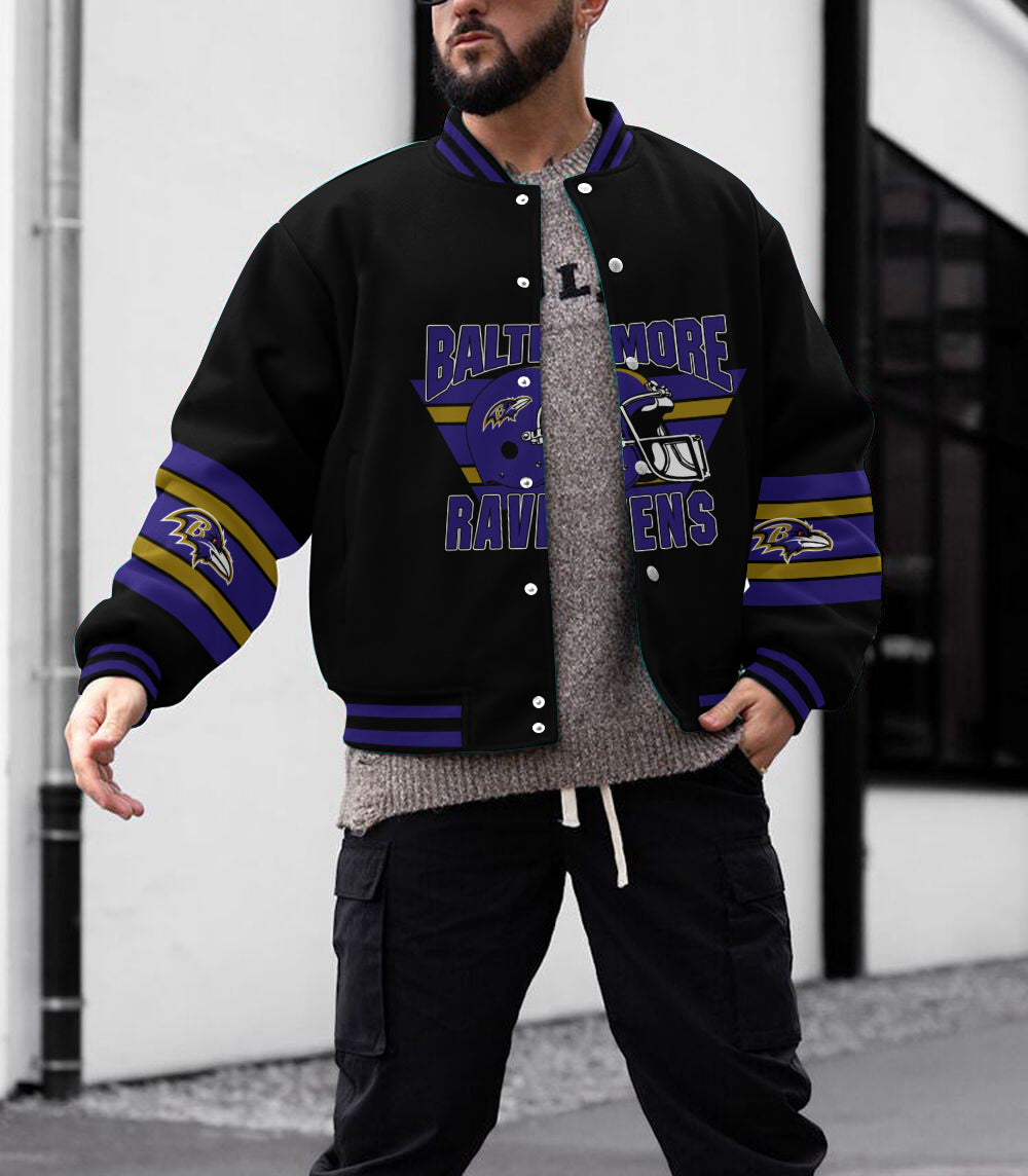 Baltimore Ravens  Men's Limited Edition Full-Snap Casual Jacket