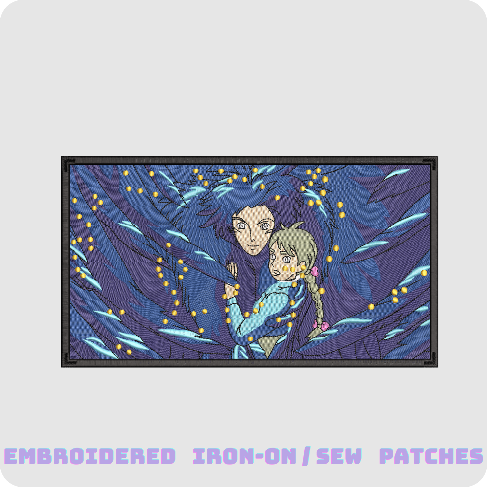 Howl's Moving Castle Embroidered patches