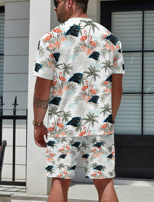 Carolina Panthers Limited Edition Top And Shorts Two-Piece Suits