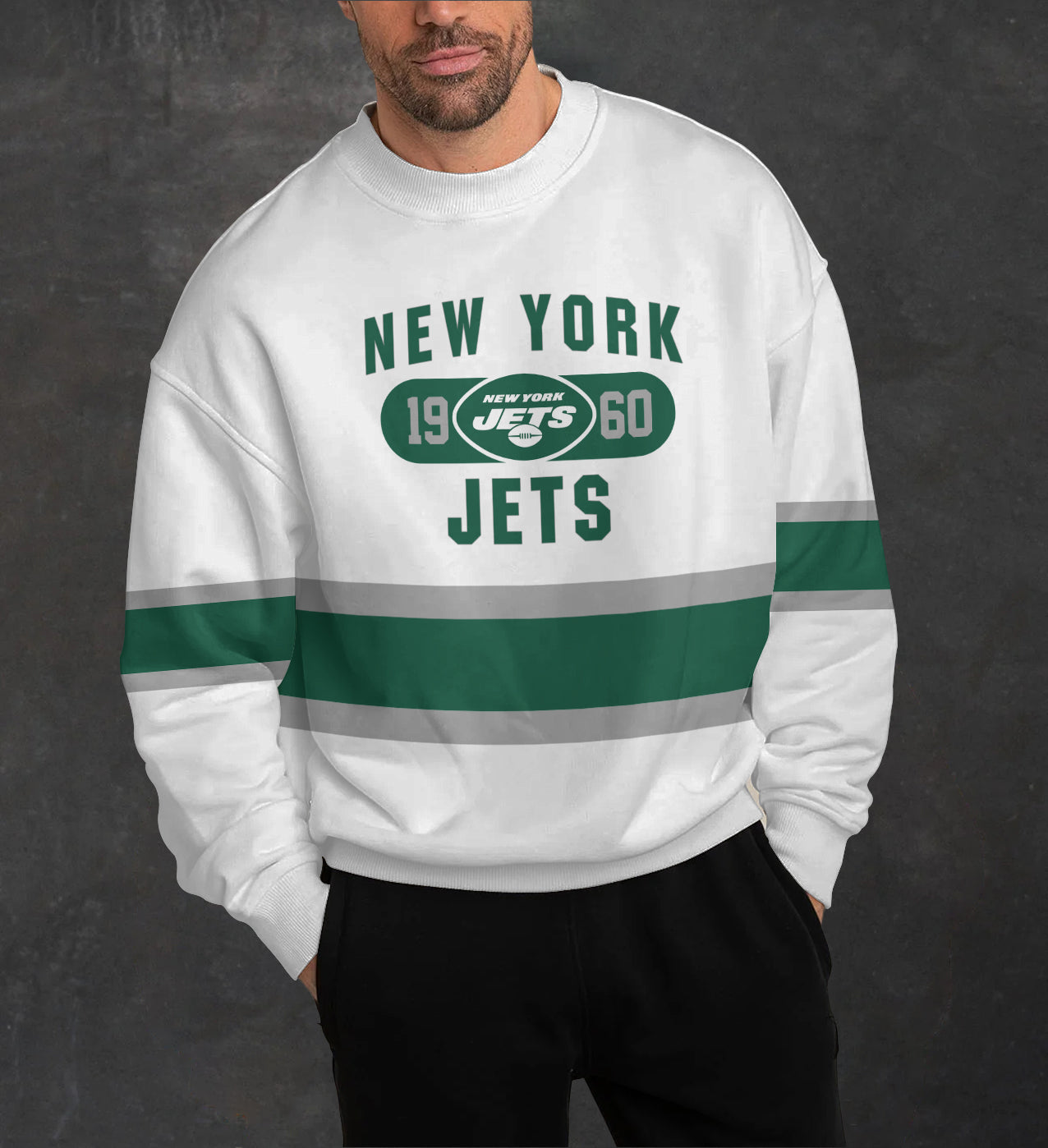 New York Jets 3D Limited Edition Crew Neck sweatshirt