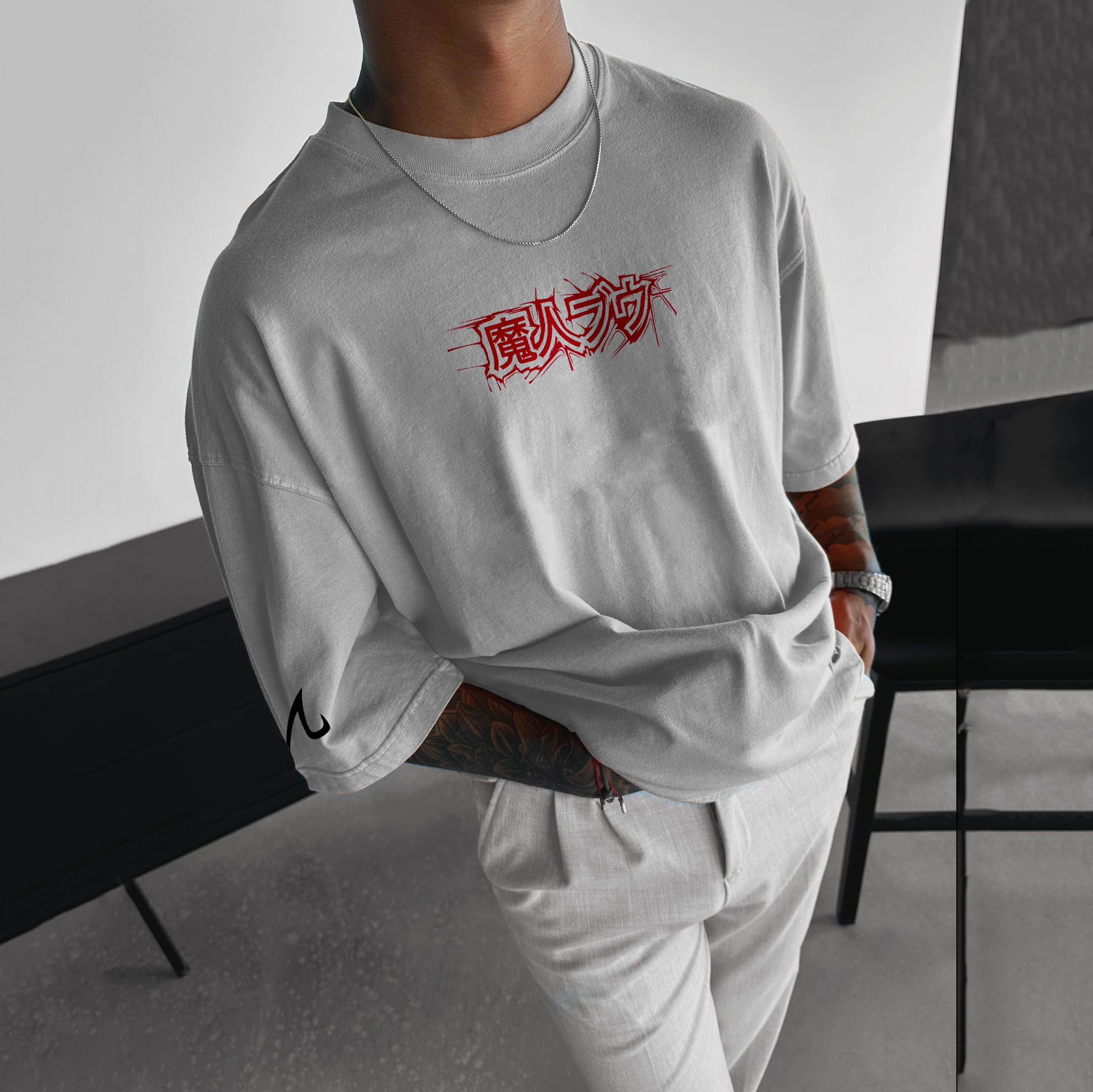 Men's Loose Cartoon Printed T-shirt