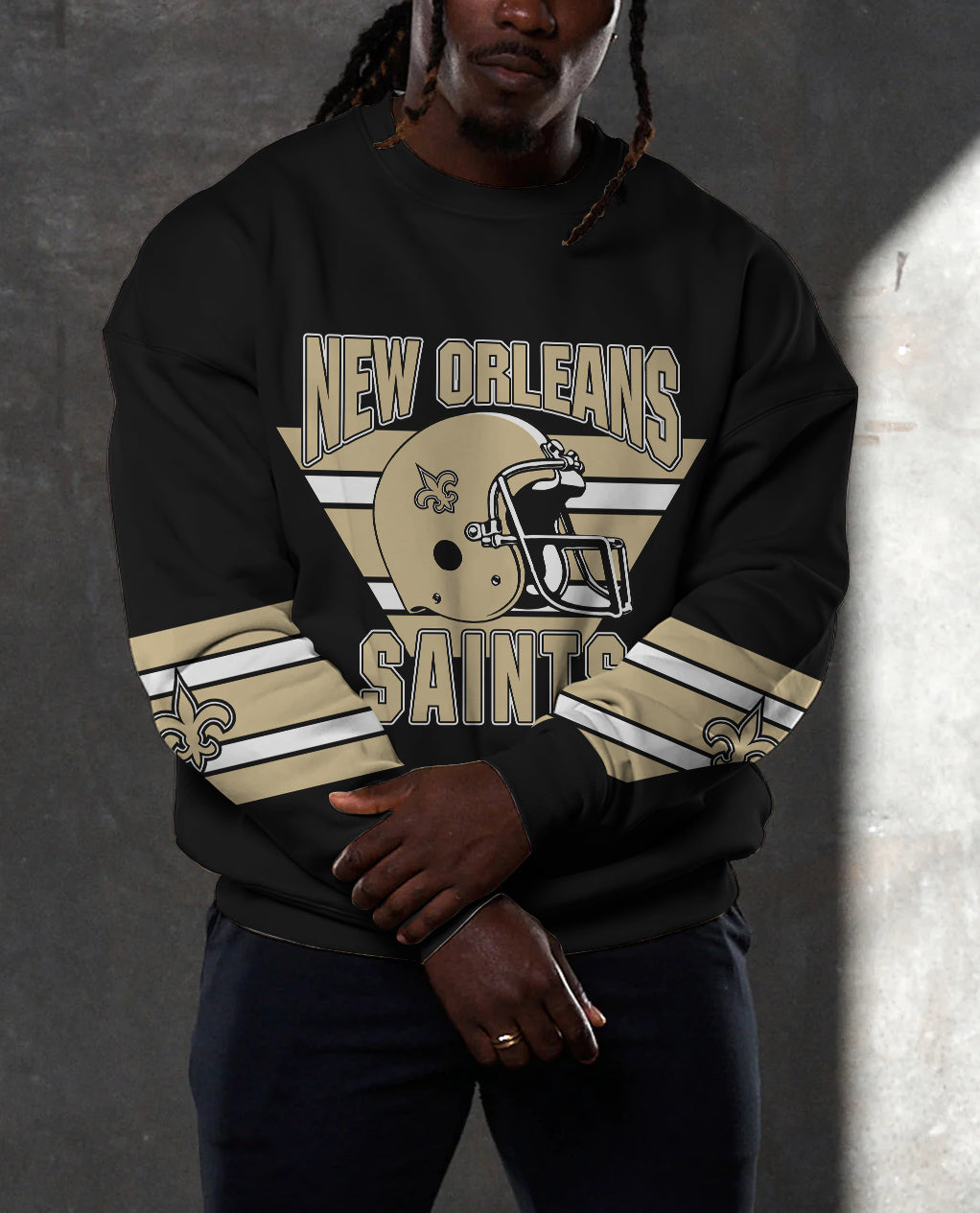New Orleans Saints 3D Limited Edition Crew Neck sweatshirt
