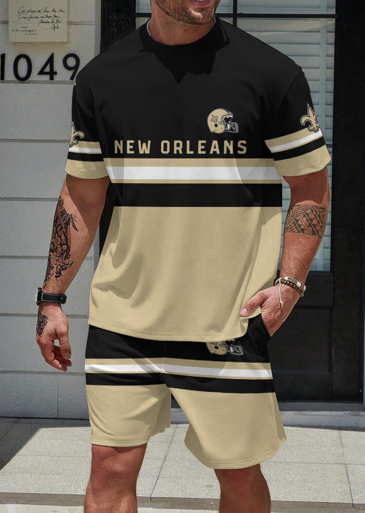 New Orleans Saints Limited Edition Top And Shorts Two-Piece Suits