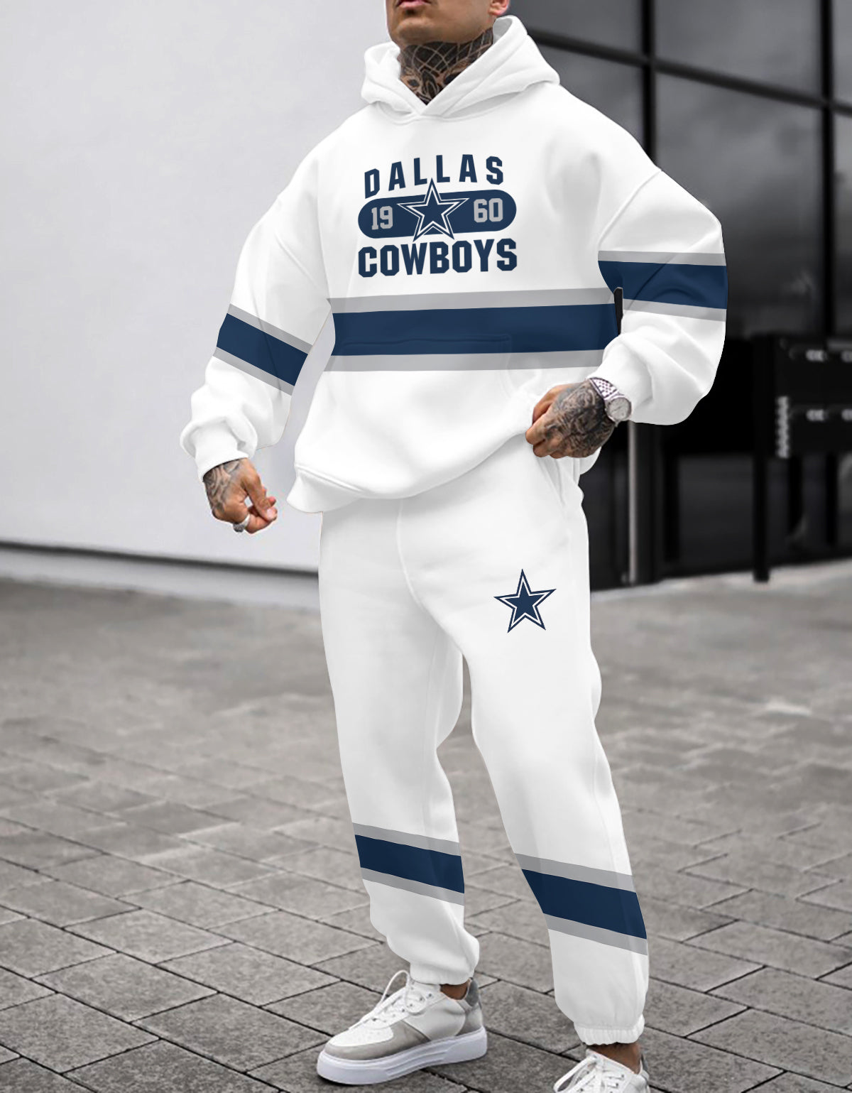 Dallas Cowboys 3D Printed Pullover Hoodie And Sweatpant 2pcs Tracksuits