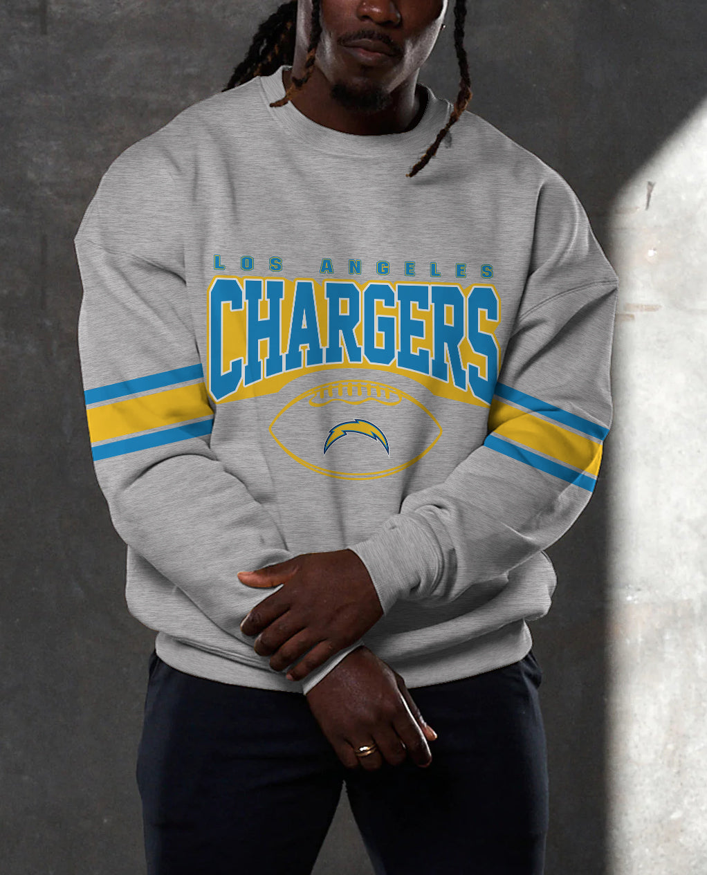 Los Angeles Chargers 3D Limited Edition Crew Neck sweatshirt