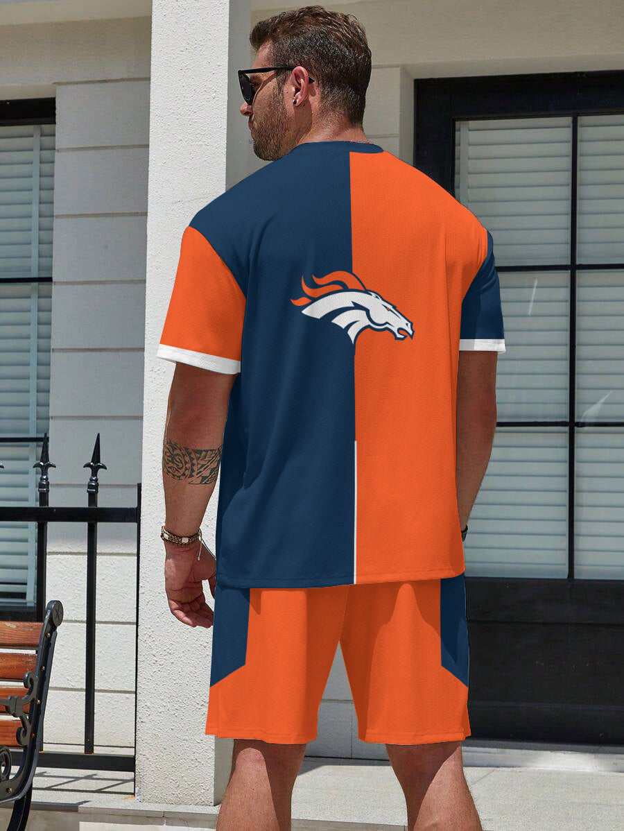 Denver Broncos  Limited Edition Top And Shorts Two-Piece Suits