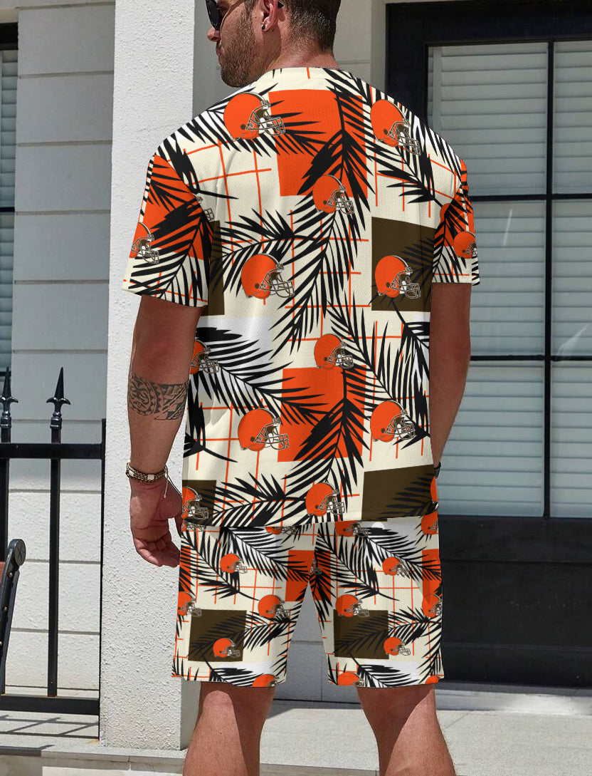 Cleveland Browns Limited Edition Top And Shorts Two-Piece Suits