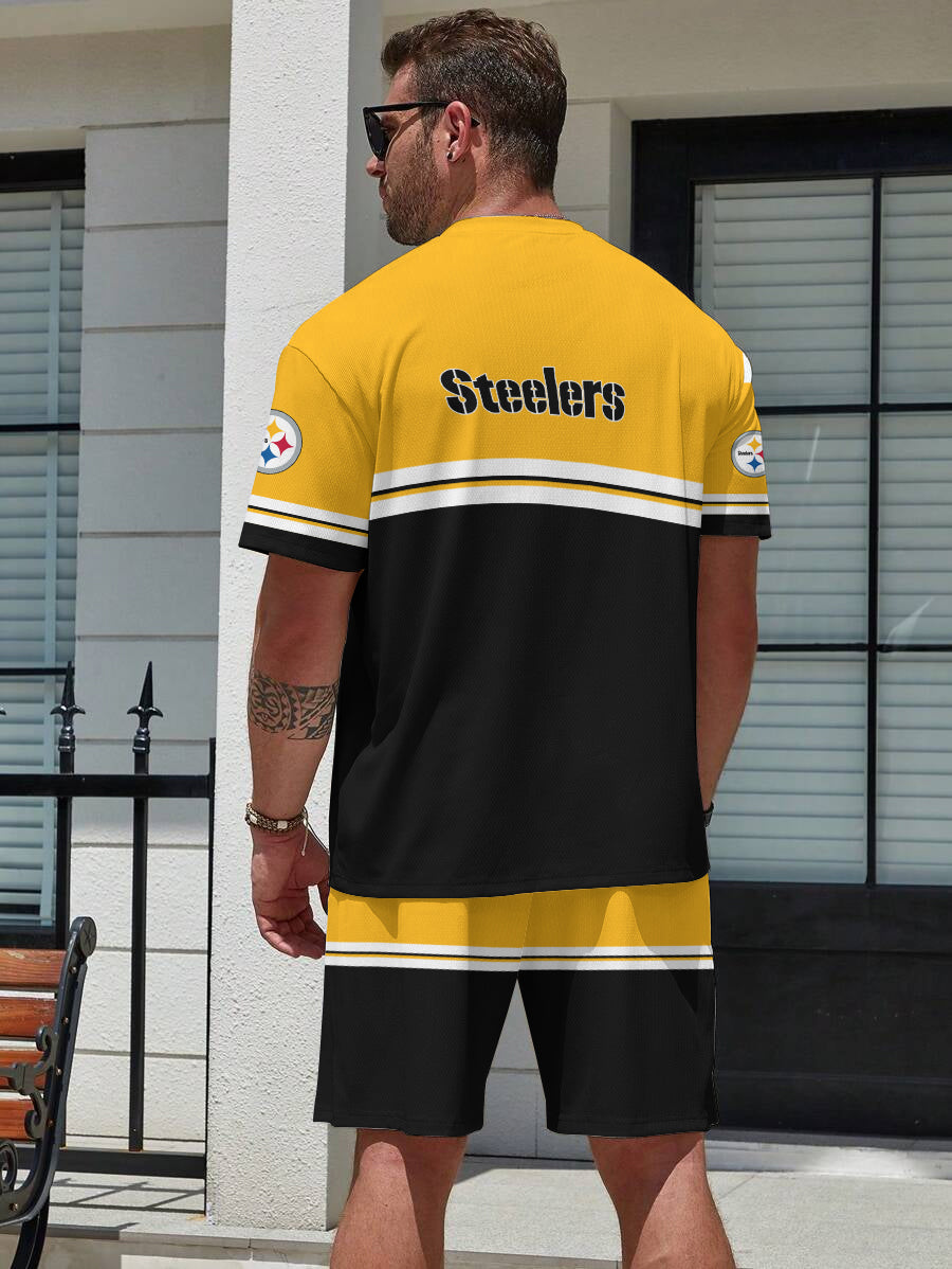 Pittsburgh Steelers Limited Edition Top And Shorts Two-Piece Suits