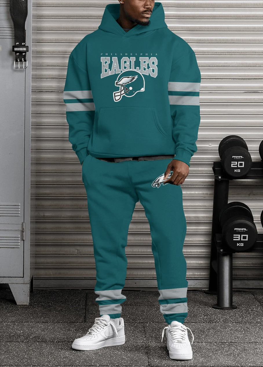 Philadelphia Eagles 3D Printed Pullover Hoodie And Sweatpant 2pcs Tracksuits