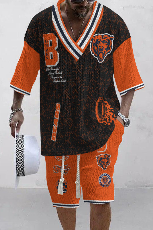 Chicago BearsLimited Edition Top And Shorts Two-Piece Suits