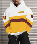 Washington Commanders Printed Hooded Pocket Pullover Hoodie