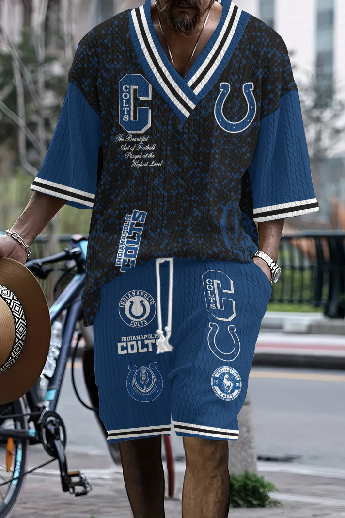 Indianapolis Colts Limited Edition Top And Shorts Two-Piece Suits