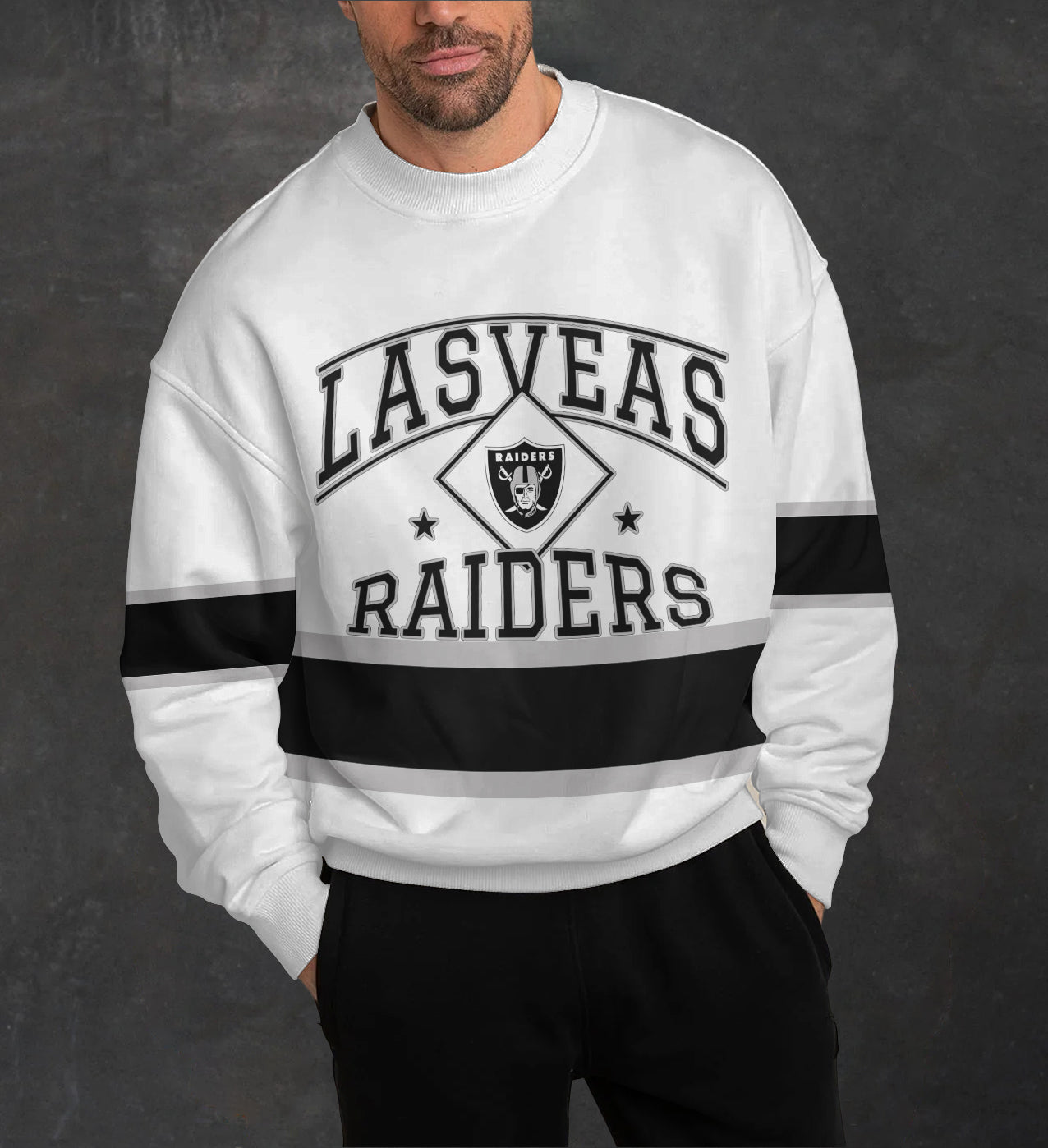 Las Vegas Raiders 3D Limited Edition Crew Neck sweatshirt