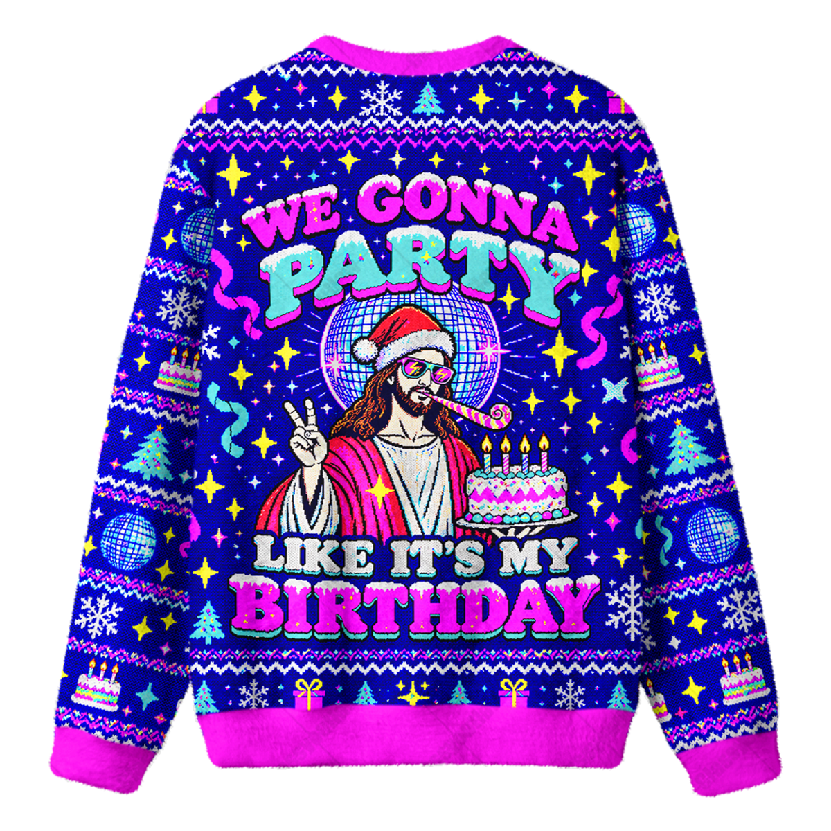 HOLY PARTY UGLY CHRISTMAS SWEATSHIRT — image 2