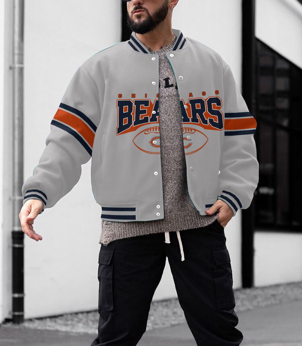 Chicago Bears Men's Limited Edition Full-Snap Casual Jacket
